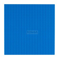 Open Bricks Bauplatte 32x32 blau Single-Paket